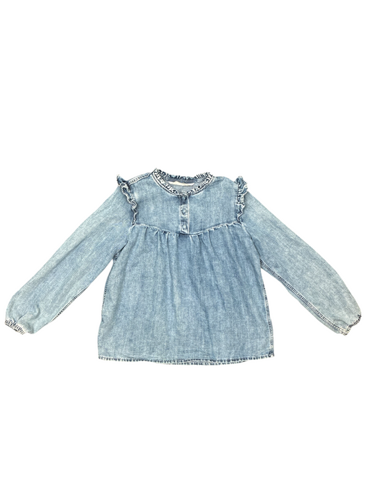 H&M Denim Top Size 10