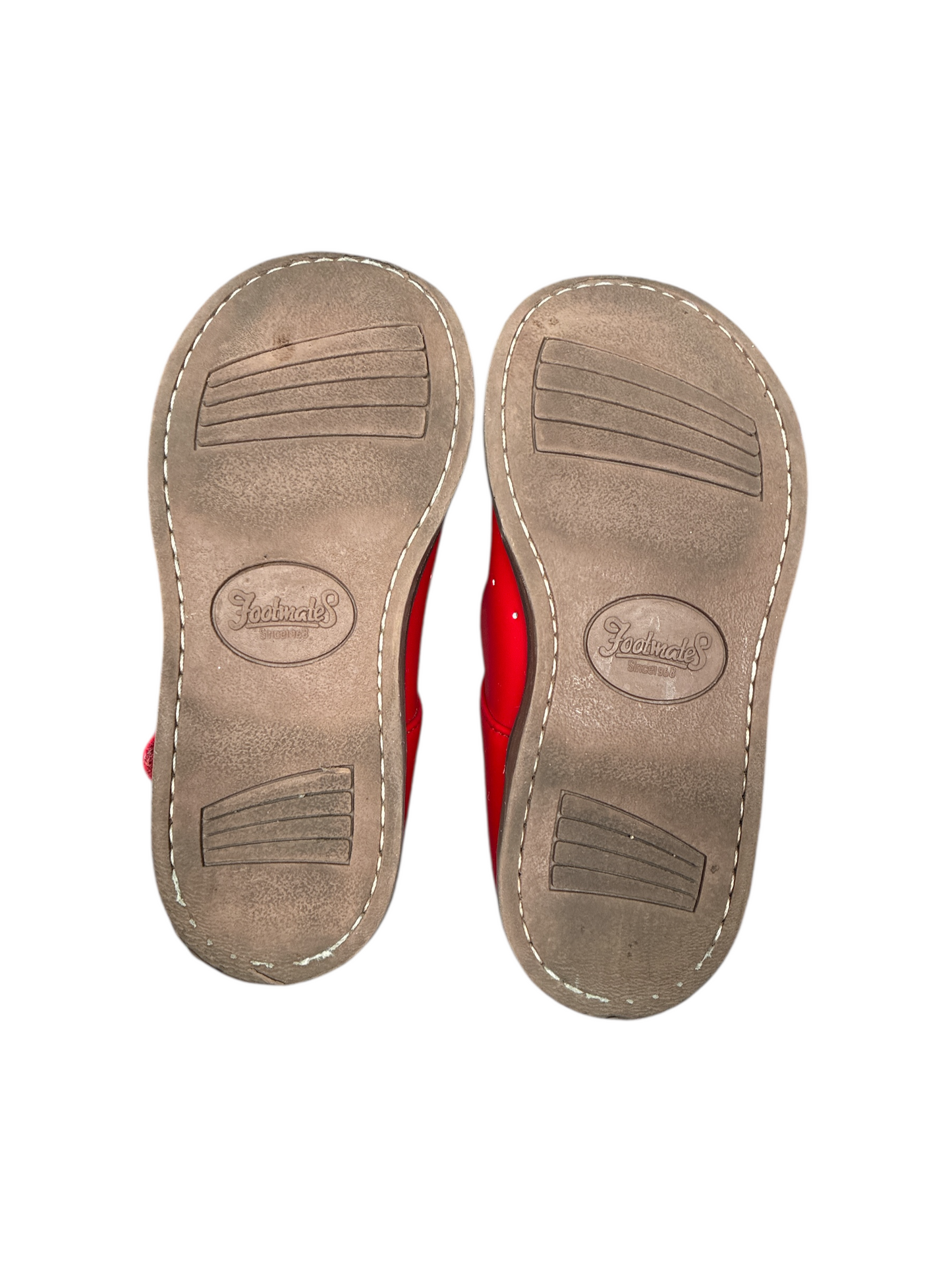 Footmates Red T-Bar Mary Jane Size 9.5
