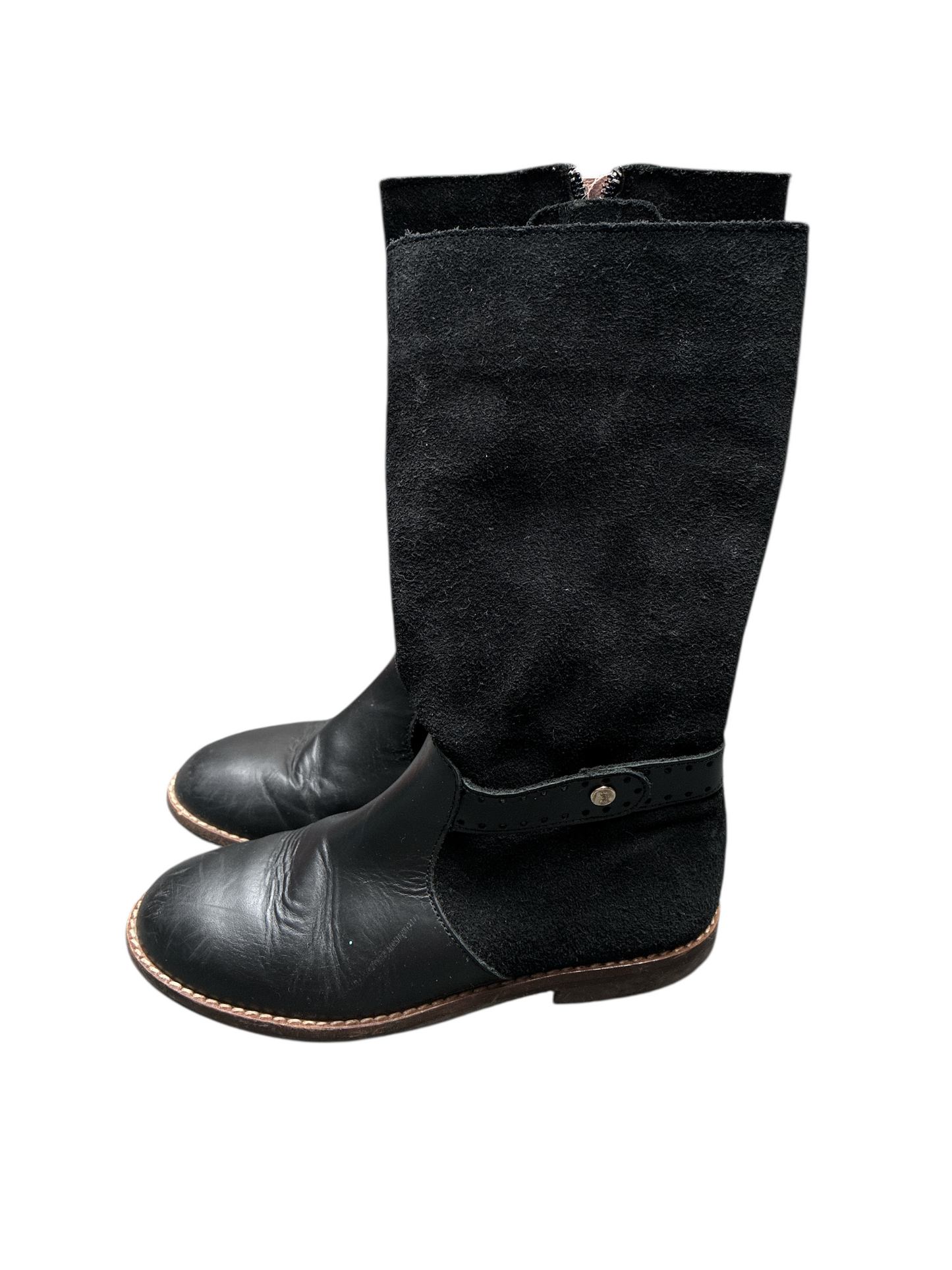 Jacadi Tall Leather Boots Size 11.5 (29)
