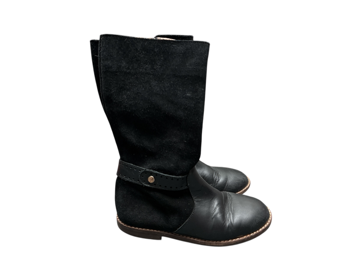 Jacadi Tall Leather Boots Size 11.5 (29)