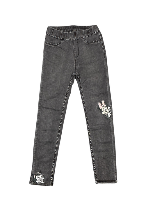 H&M Disney Denim Leggings Size 6