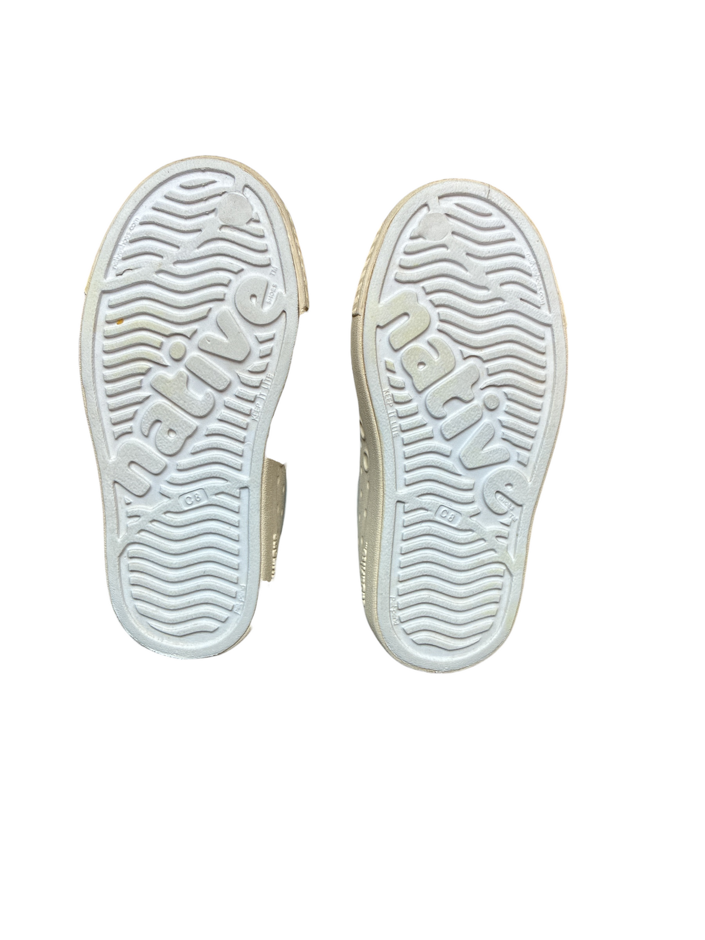 Native White Shoes Size C8