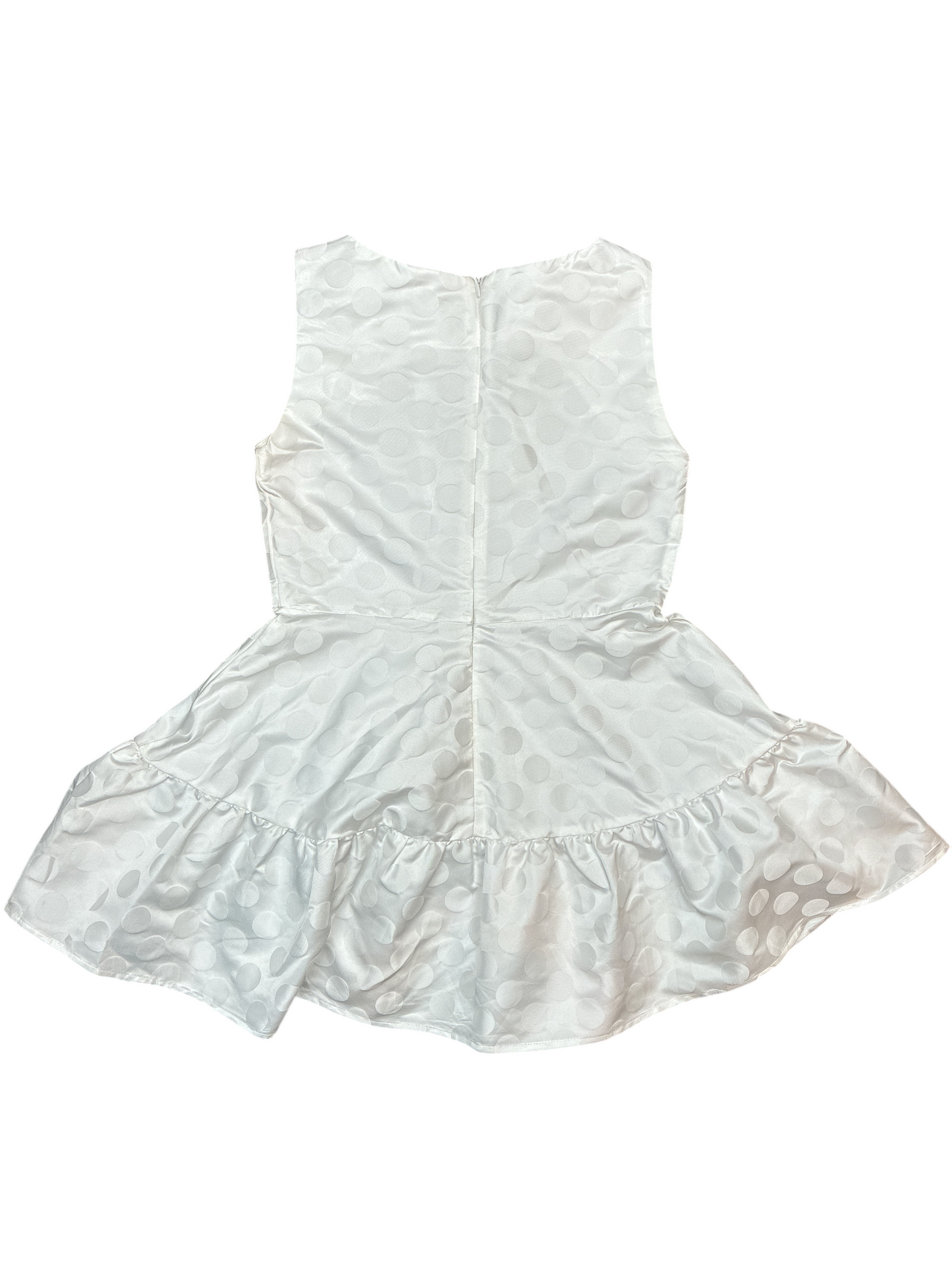 Mayoral Girls Polka Dot Satin Dress Size 12
