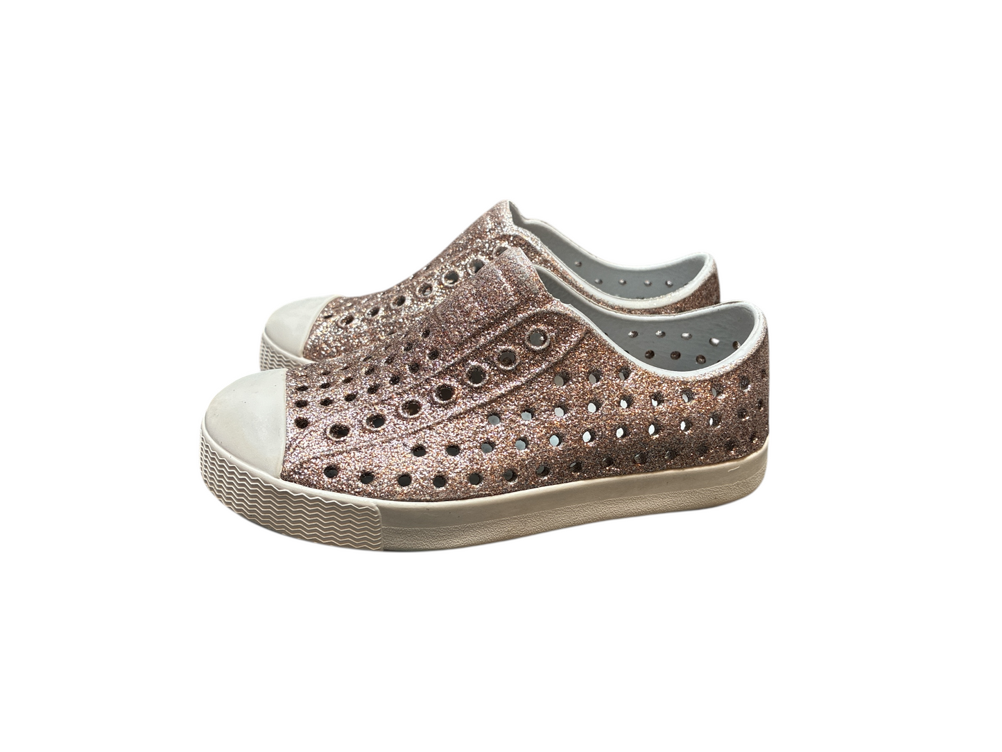 Native Glitter Shoes Size C8