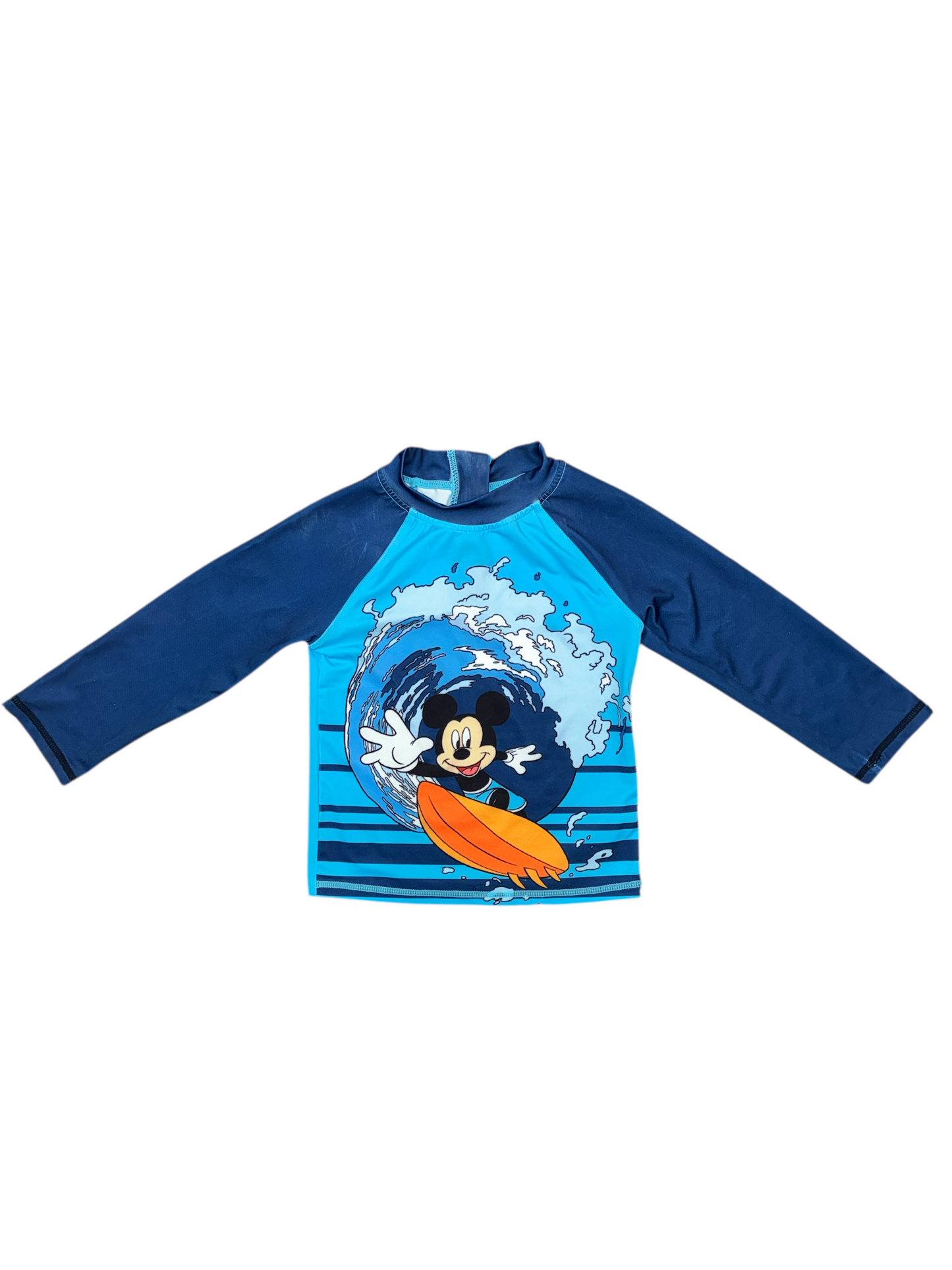 Disney Mickey 3 pc Set 1 Rash Guard and 2 Shorts Set Size 3