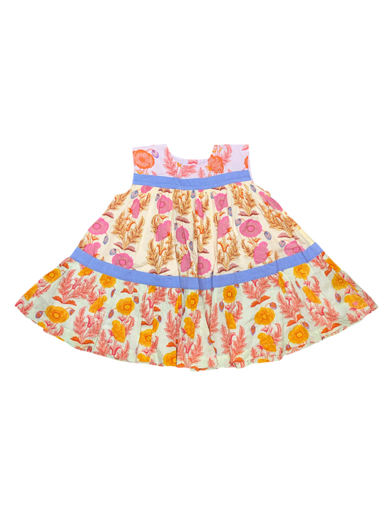 Pink Chicken - Gilded Floral Mix Dress - Size 2 - New With No Tag