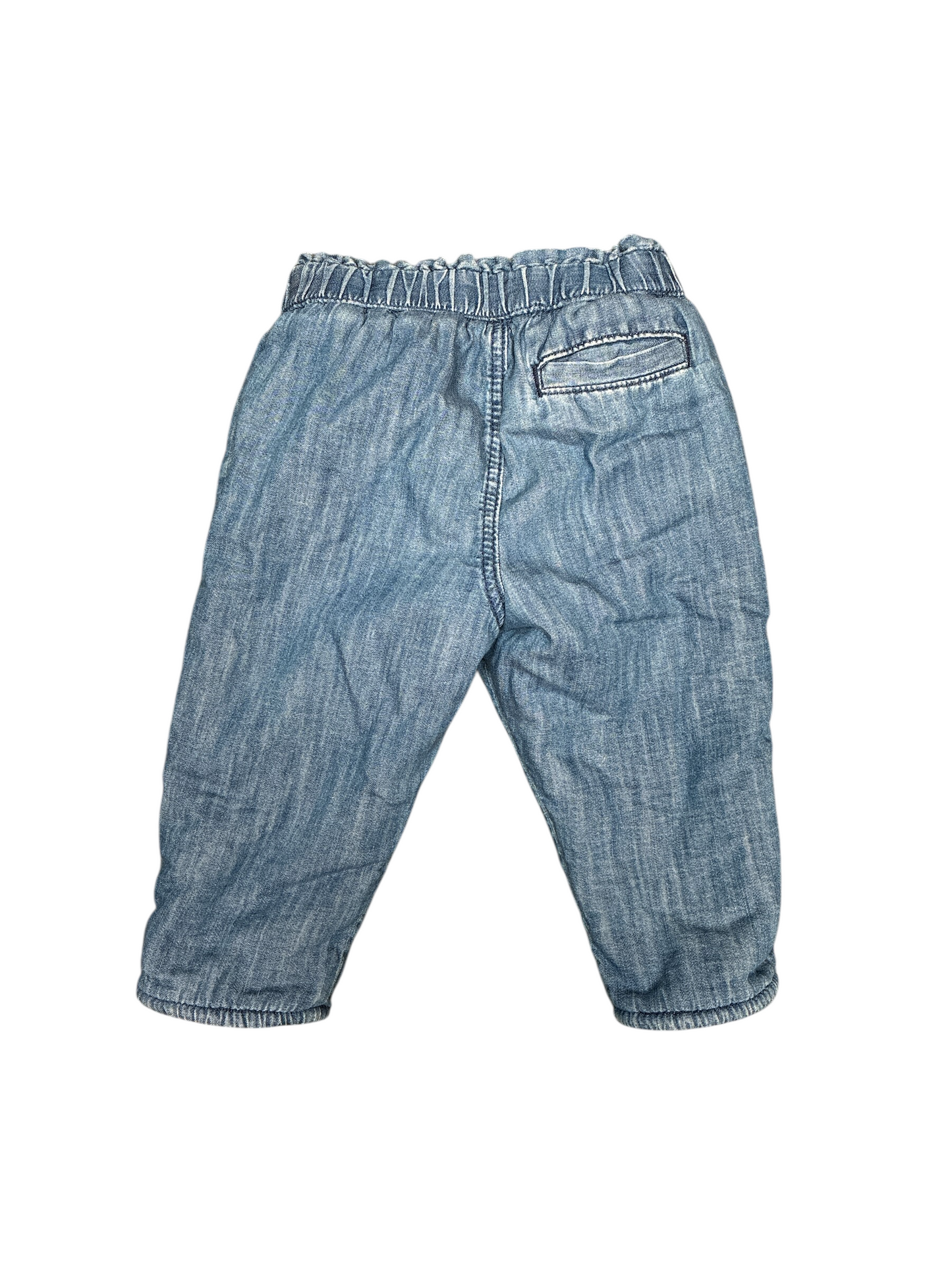 Gap Sherpa-Lined Pull-On Jeans Size 12-18 Months
