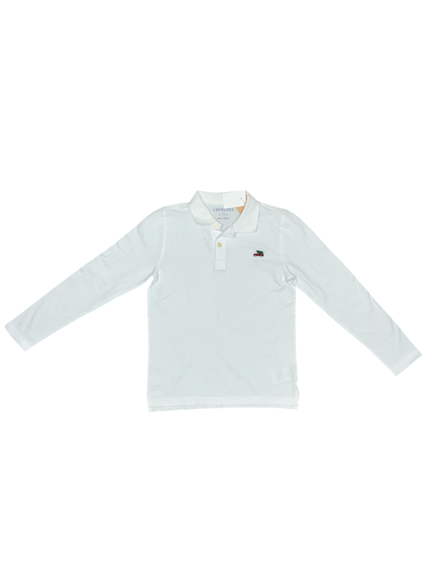 Crewcuts Long Sleeve Polo Shirt Size M (8-9)