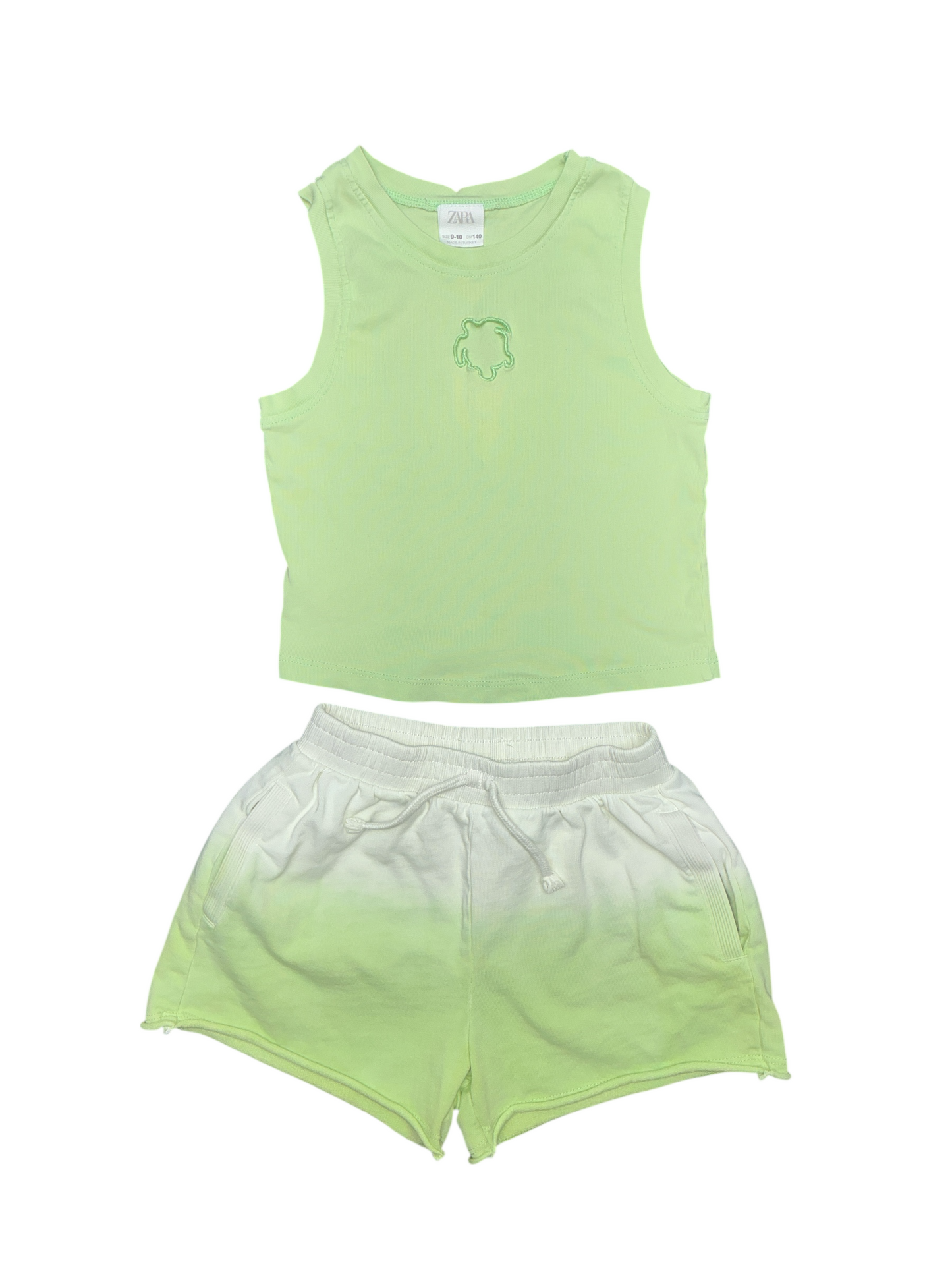 Zara Tie Dye Short and Tank Matching Set Size 9-10