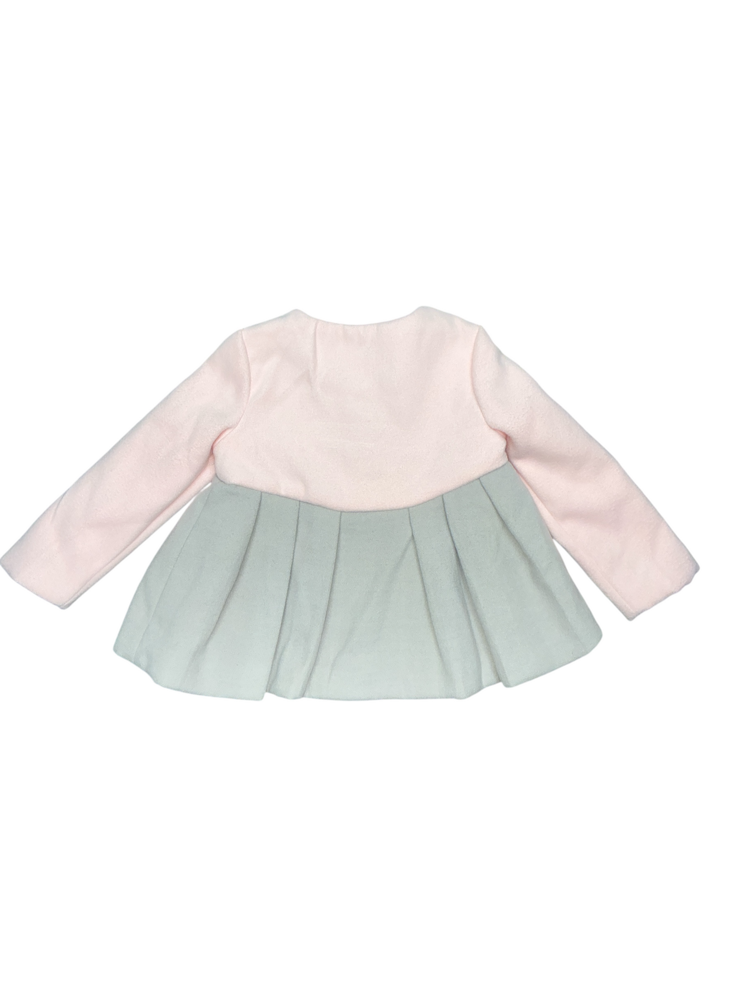 Tahari Baby Pink and Gray Coat Size 18 Months