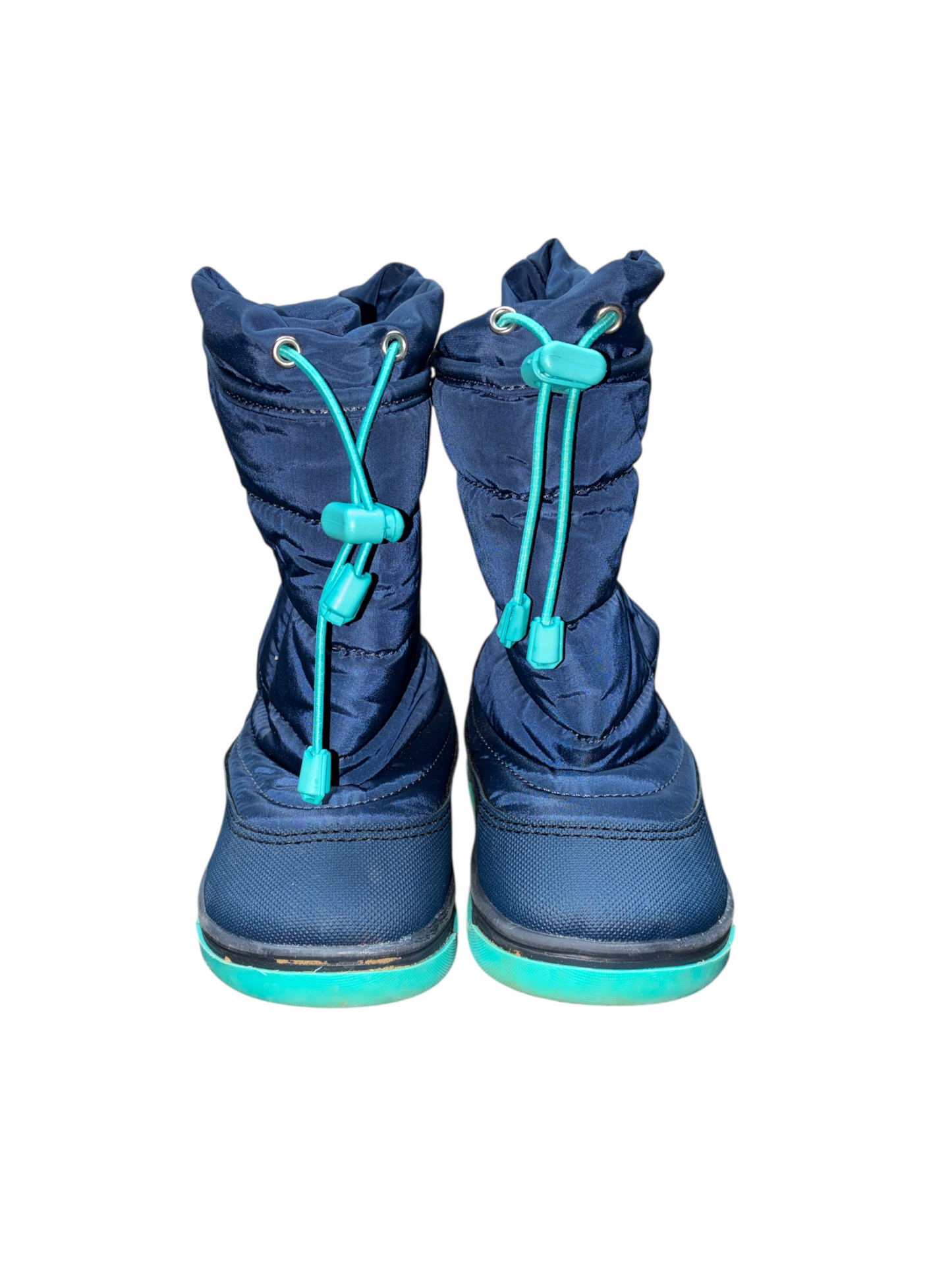 Ten Little Navy Blue Snow Boots Size 7