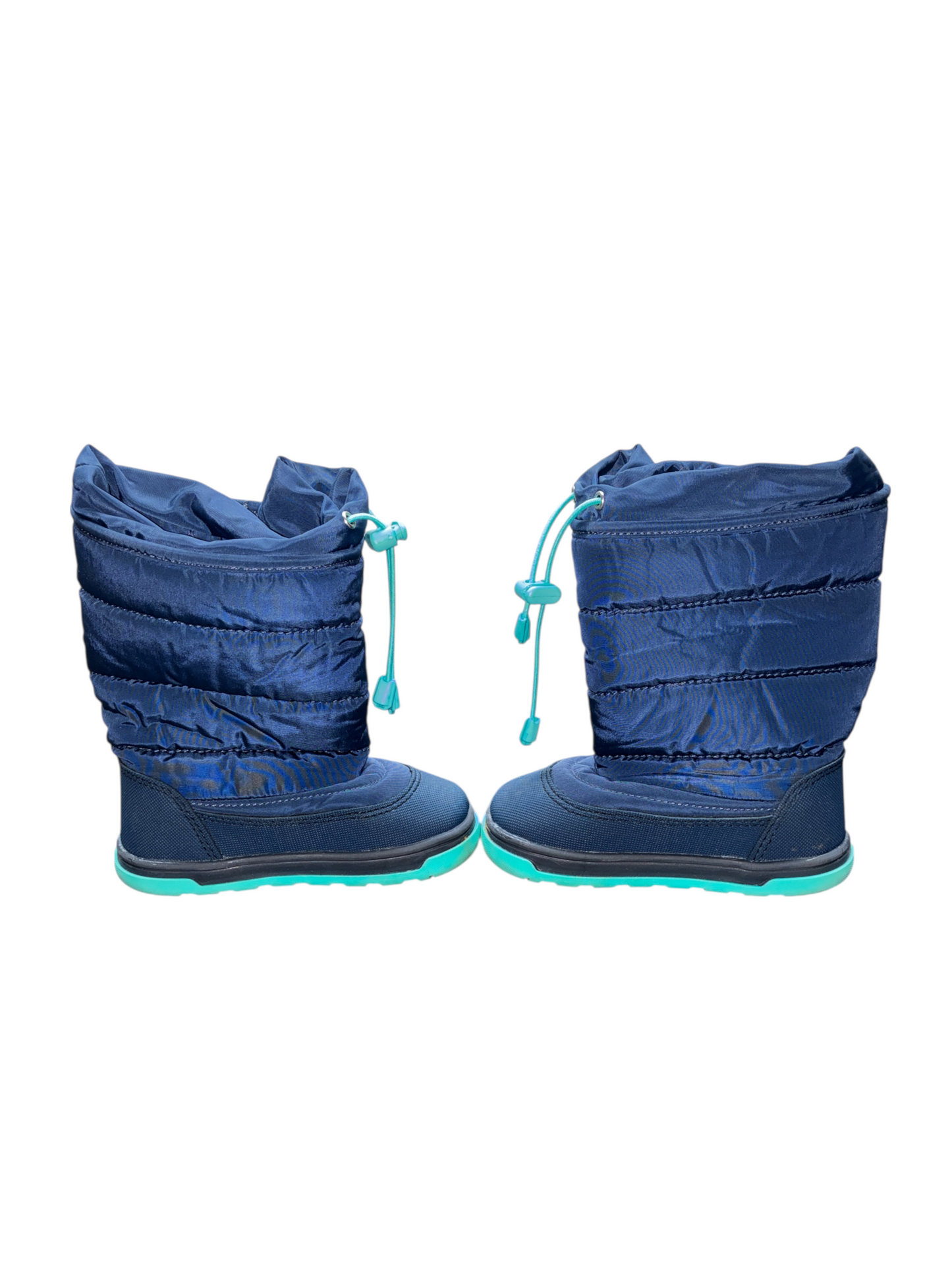 Ten Little Navy Blue Snow Boots Size 7
