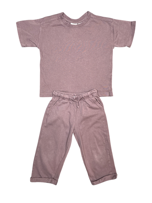 Zara Girl Top and Pants Set Size 3