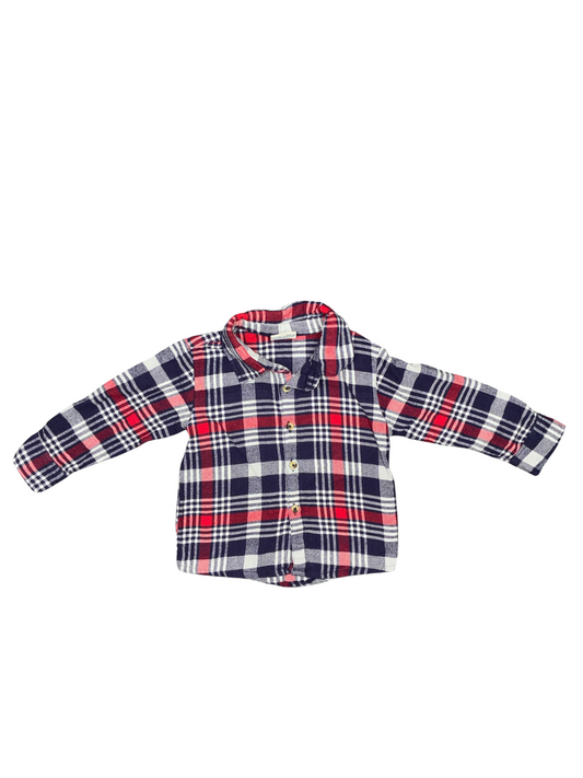 Mish Boys Plaid Shirt Size 2