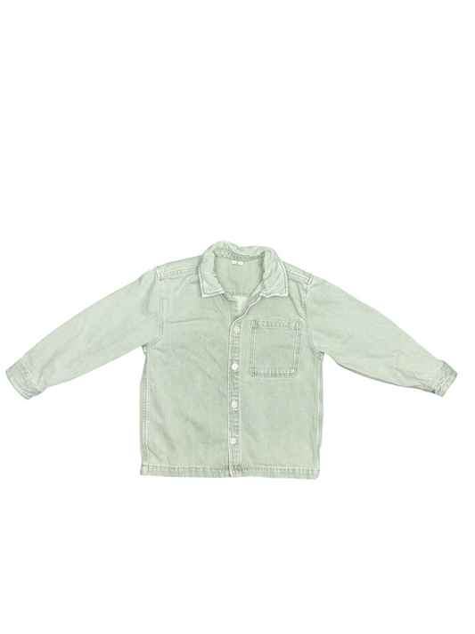 Arket Light Green Denim Shirt Size 5-6