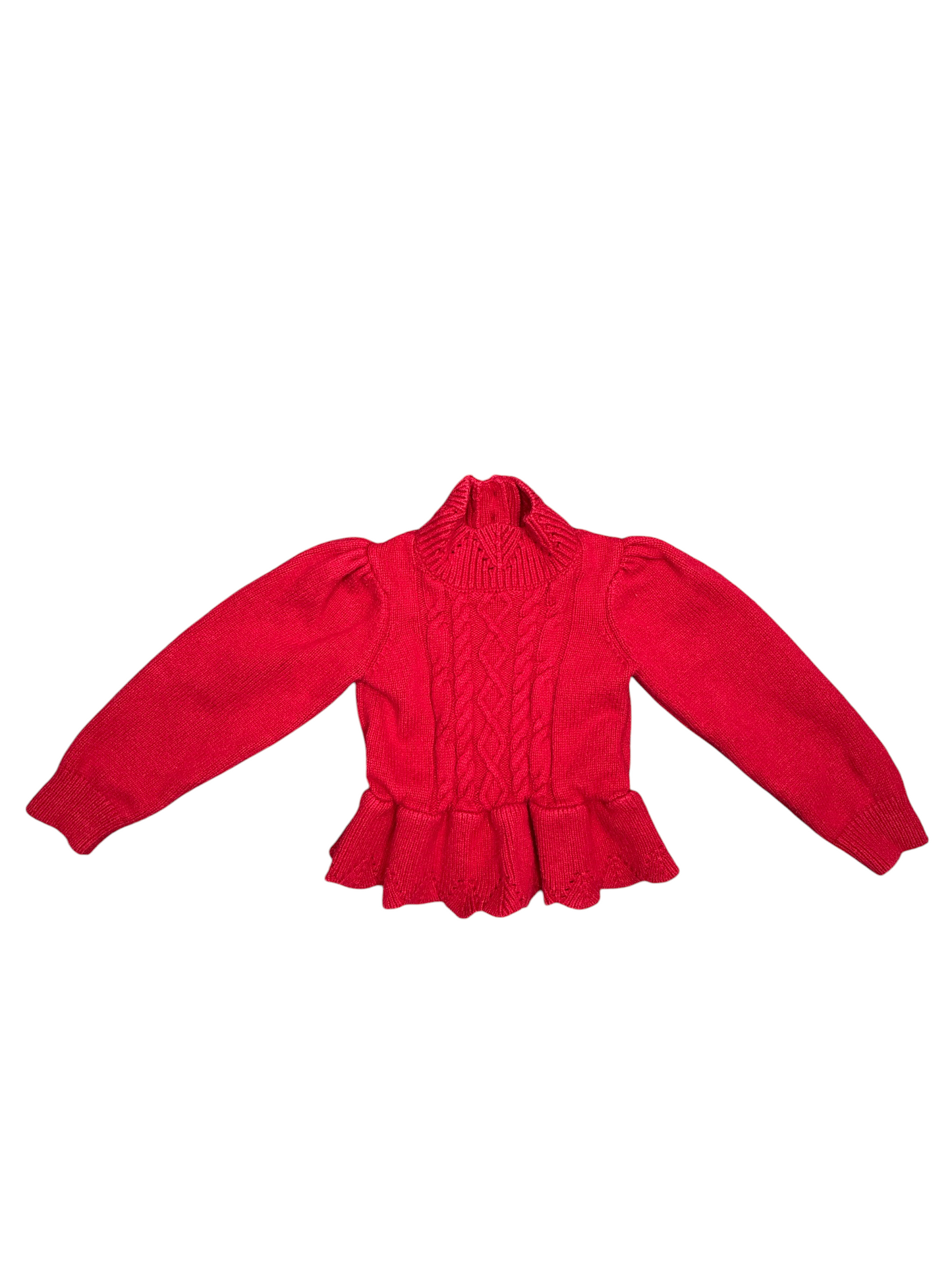 Janie and Jack Red Sweater Size 3