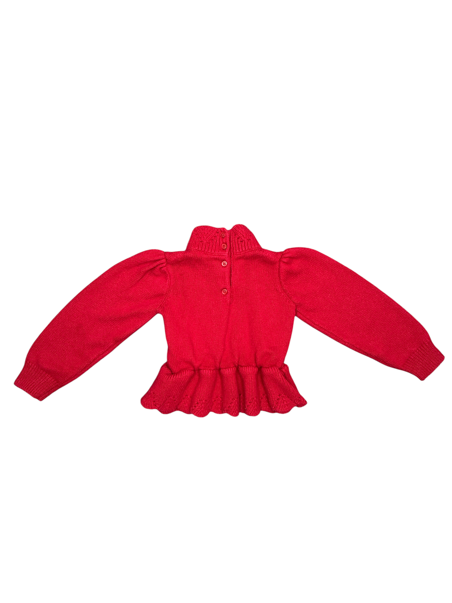 Janie and Jack Red Sweater Size 3
