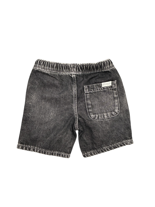 Zara Boys Black Denim Shorts Size 3