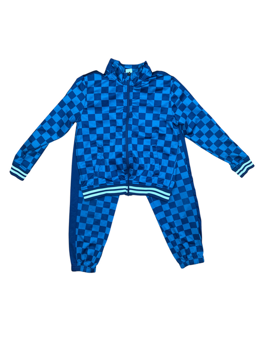 Hanna Andersson Colorblock Track Pants and Jacket Size 8