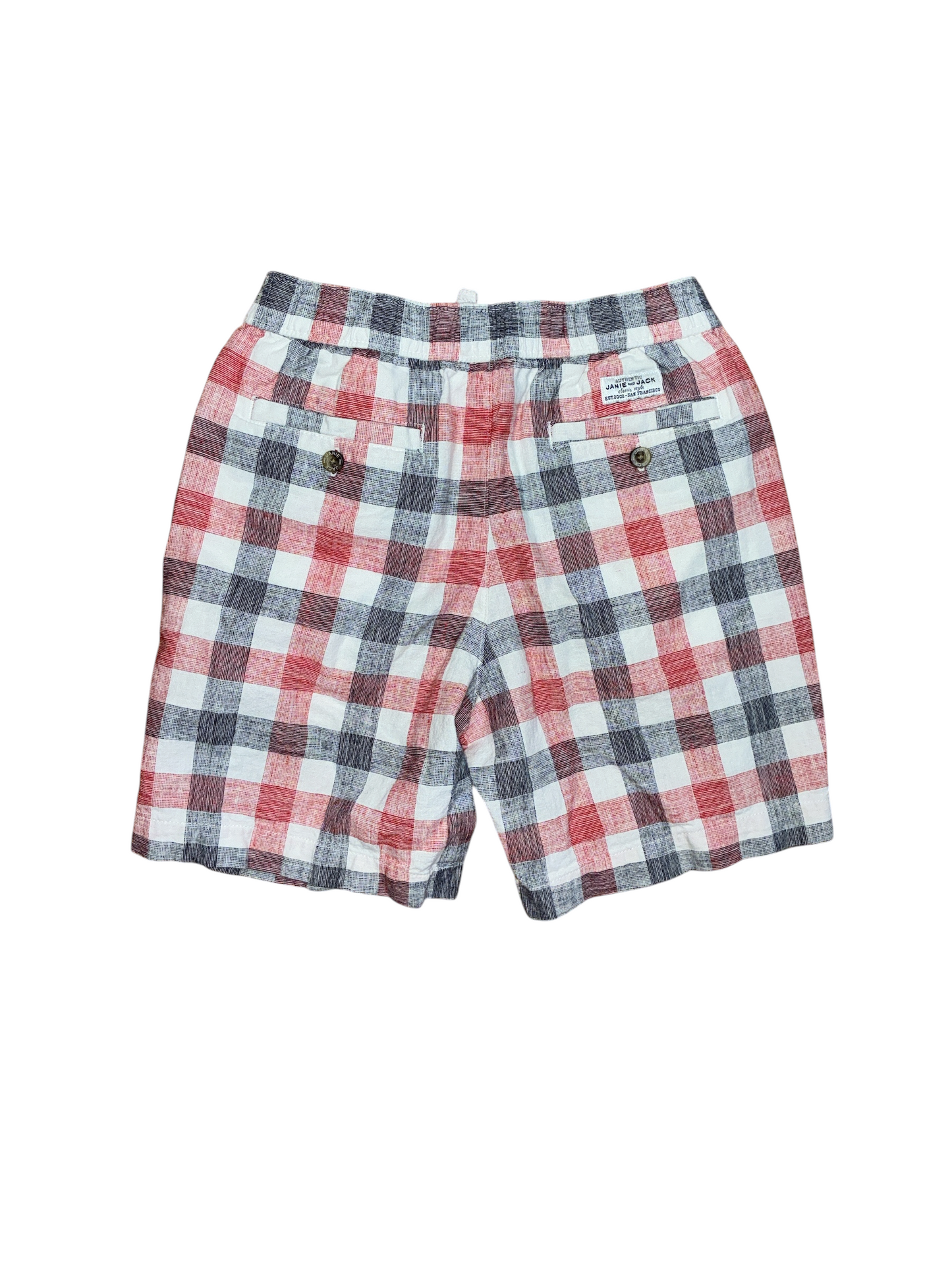 Janie and Jack Plaid Shorts Size 7